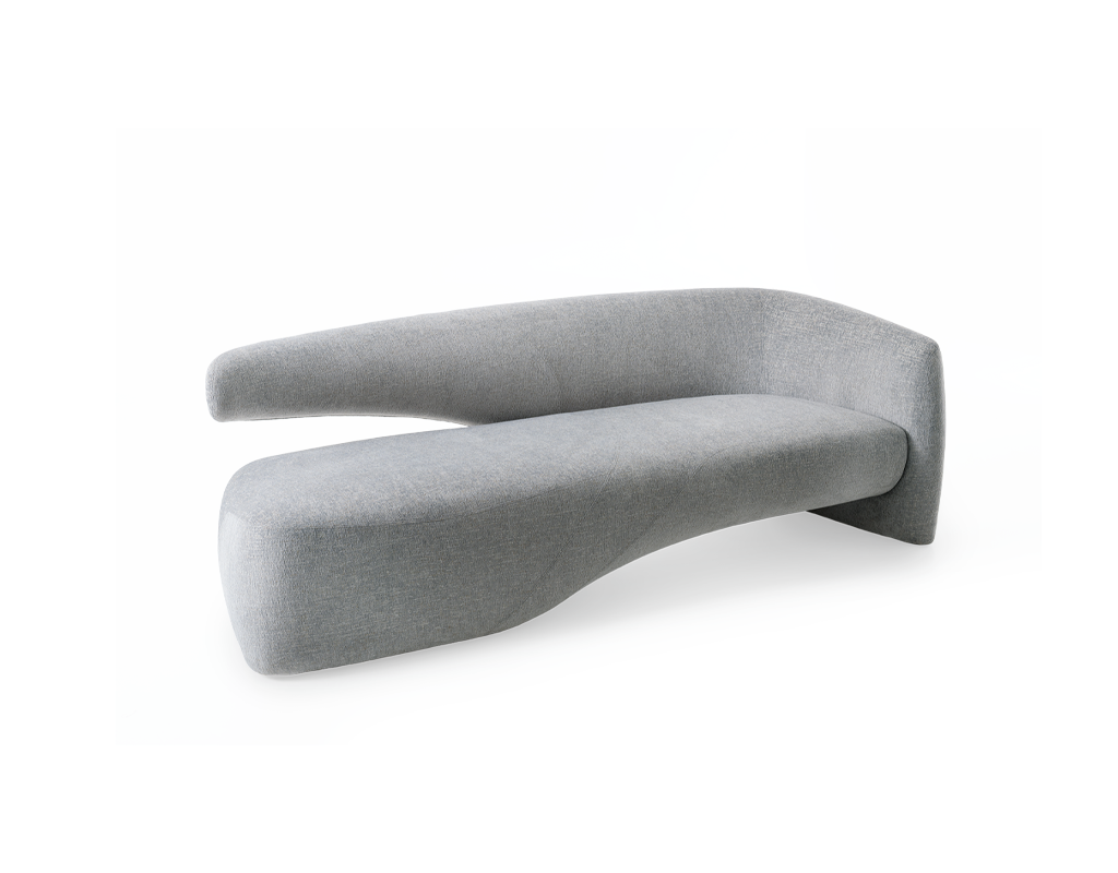 Seidon Sofa by Giorgetti sculptural two-seater sofa with contemporary Italian design | Casa Design Group
