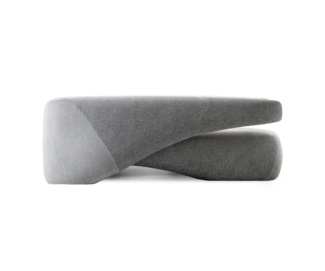 Seidon Sofa by Giorgetti sculptural two-seater sofa with contemporary Italian design | Casa Design Group