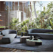 Seidon Sofa by Giorgetti sculptural two-seater sofa with contemporary Italian design | Casa Design Group