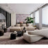 Seidon Sofa by Giorgetti sculptural two-seater sofa with contemporary Italian design | Casa Design Group