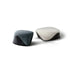 Seki organic upholstered pouf by Bonaldo with sculptural design in fabric or leather | Casa Design Group