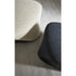 Seki organic upholstered pouf by Bonaldo with sculptural design in fabric or leather | Casa Design Group