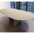 Selce T Table floor sample by Gallotti&Radice featuring a handcrafted Bruciato natural stone powder top – Casa Design Group
