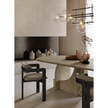 Selce T Table floor sample by Gallotti&Radice featuring a handcrafted Bruciato natural stone powder top – Casa Design Group