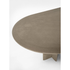 Selce T Table floor sample by Gallotti&Radice featuring a handcrafted Bruciato natural stone powder top – Casa Design Group