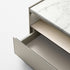 Self Blade Modular Storage System with suspended cabinets, slim aluminum panels and customizable glass or marble finishes by Rimadesio | Casa Design Group