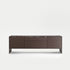 Self Blade Modular Storage System with suspended cabinets, slim aluminum panels and customizable glass or marble finishes by Rimadesio | Casa Design Group