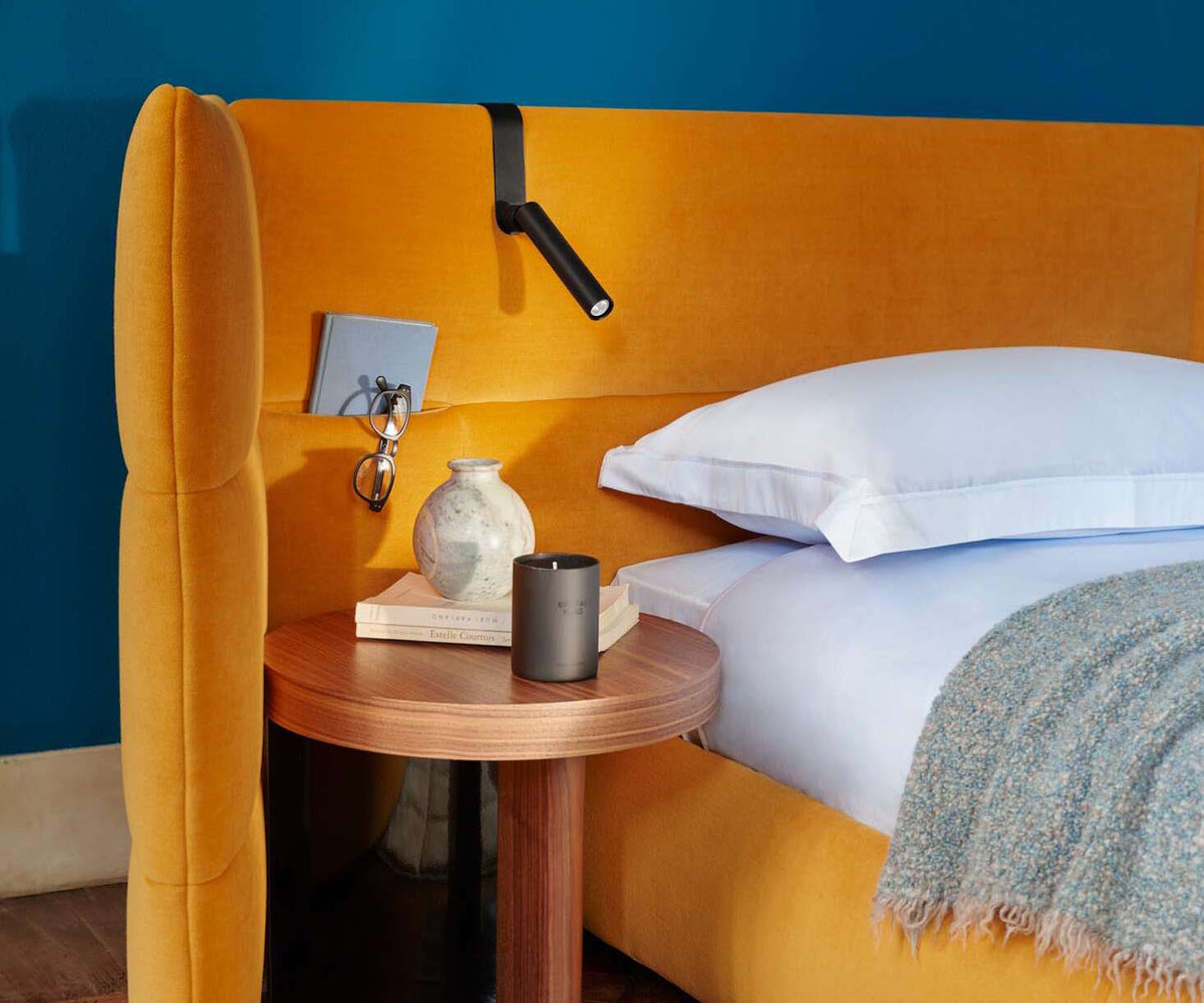 Shadowmoon headboard reading light by Cassina designed for Bio-mbo bed with adjustable LED – Casa Design Group