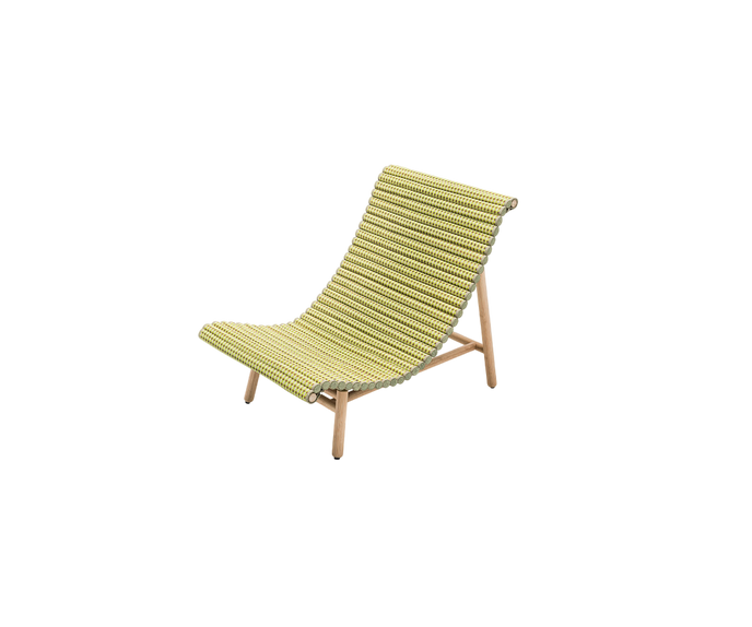 Comfortable Shibusa Lounge Chair by Paola Lenti Featuring a Bamboo Structure Casa Design Group