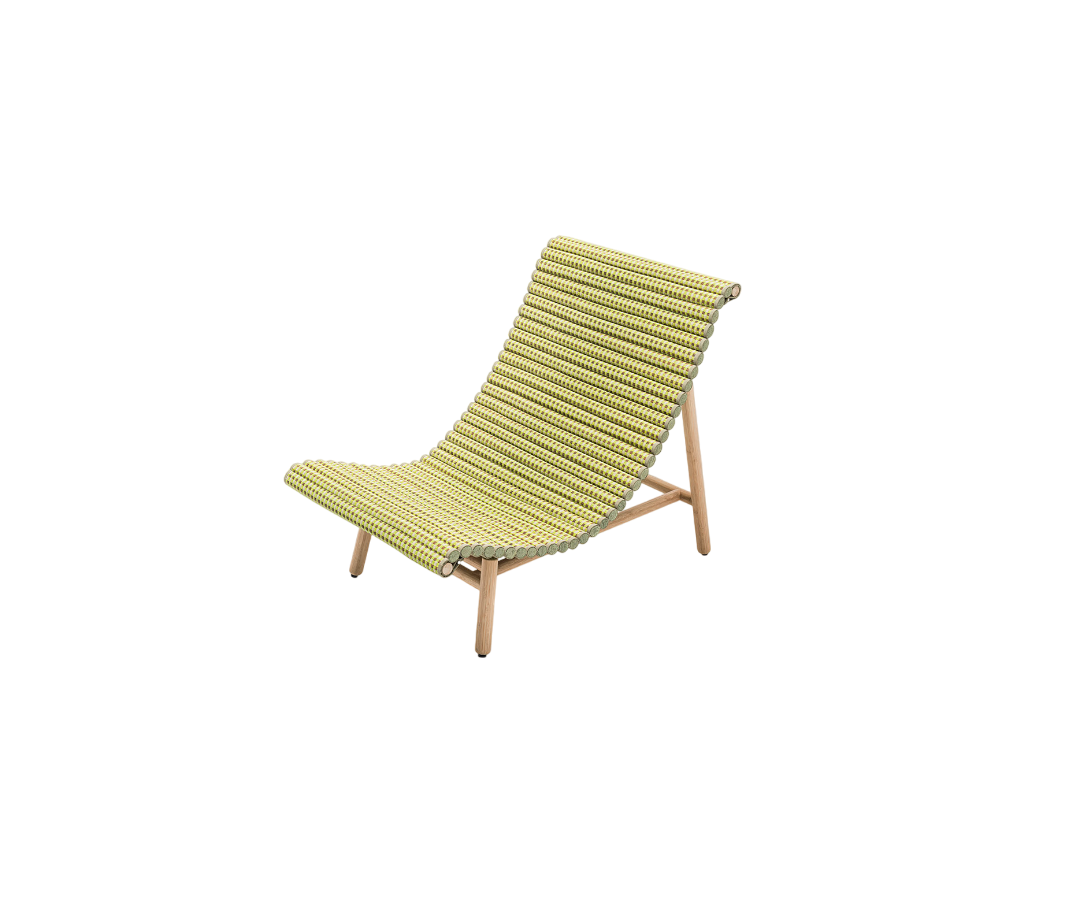 Comfortable Shibusa Lounge Chair by Paola Lenti Featuring a Bamboo Structure Casa Design Group