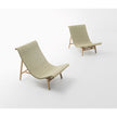 Comfortable Shibusa Lounge Chair by Paola Lenti Featuring a Bamboo Structure Casa Design Group