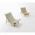 Comfortable Shibusa Lounge Chair by Paola Lenti Featuring a Bamboo Structure Casa Design Group