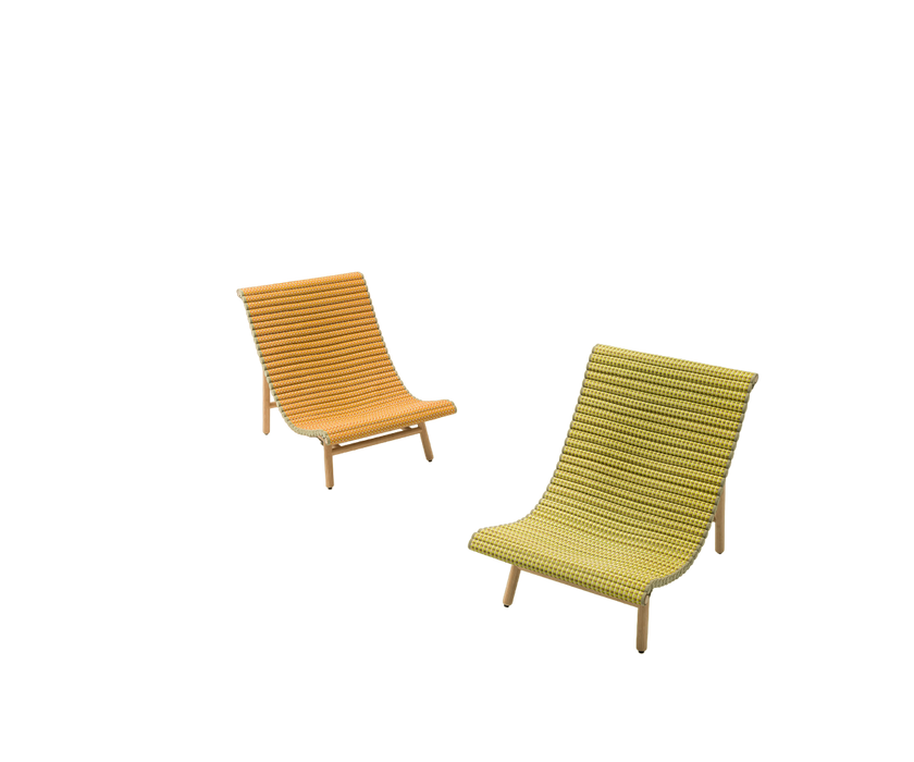 Comfortable Shibusa Lounge Chair by Paola Lenti Featuring a Bamboo Structure Casa Design Group