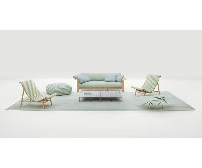 Comfortable Shibusa Lounge Chair by Paola Lenti Featuring a Bamboo Structure Casa Design Group