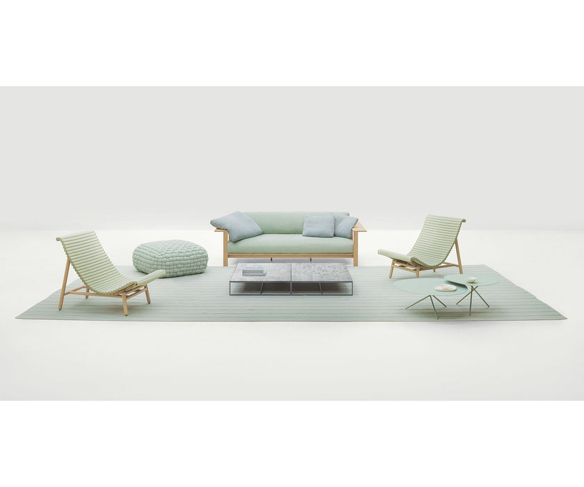 Comfortable Shibusa Lounge Chair by Paola Lenti Featuring a Bamboo Structure Casa Design Group