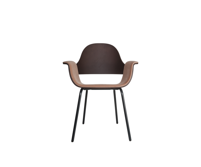 Contemporary Showtime Chair upholstered in fabric or leather by BD Barcelona Casa Design Group