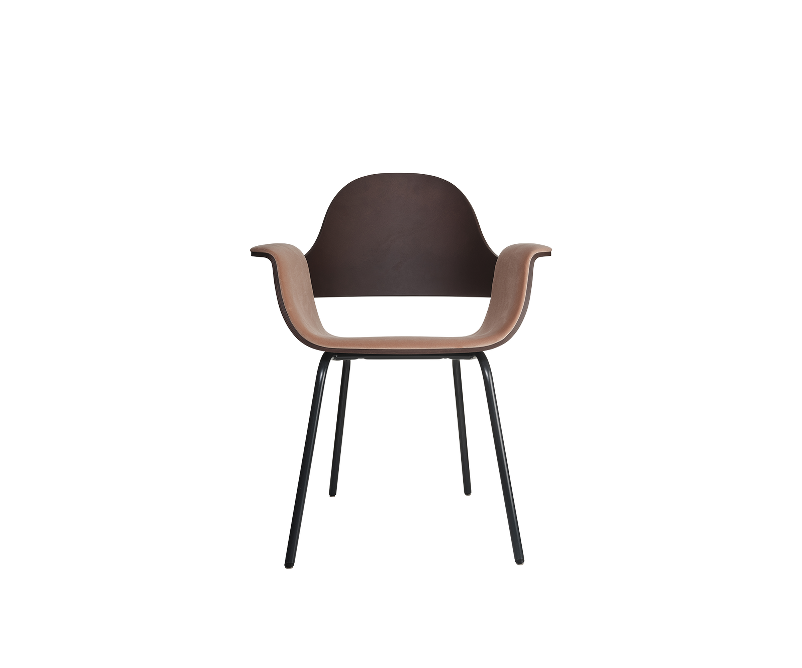 Contemporary Showtime Chair upholstered in fabric or leather by BD Barcelona Casa Design Group