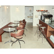 Contemporary Showtime Chair upholstered in fabric or leather by BD Barcelona Casa Design Group