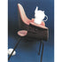 Contemporary Showtime Chair upholstered in fabric or leather by BD Barcelona Casa Design Group