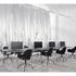 Contemporary Showtime Chair upholstered in fabric or leather by BD Barcelona Casa Design Group