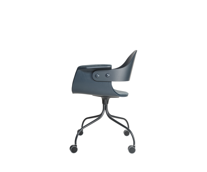 Contemporary Showtime Chair upholstered in fabric or leather by BD Barcelona Casa Design Group