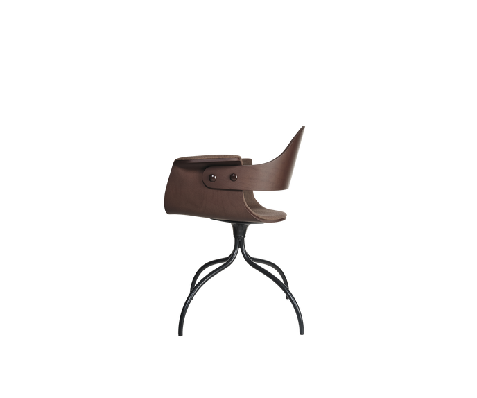 Contemporary Showtime Chair upholstered in fabric or leather by BD Barcelona Casa Design Group