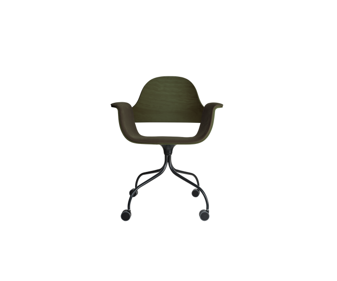 Contemporary Showtime Chair upholstered in fabric or leather by BD Barcelona Casa Design Group