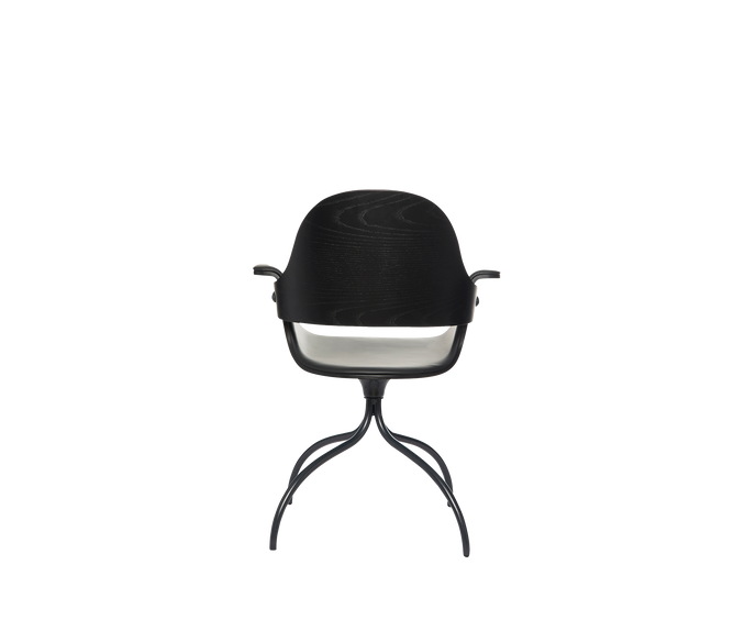 Contemporary Showtime Chair upholstered in fabric or leather by BD Barcelona Casa Design Group
