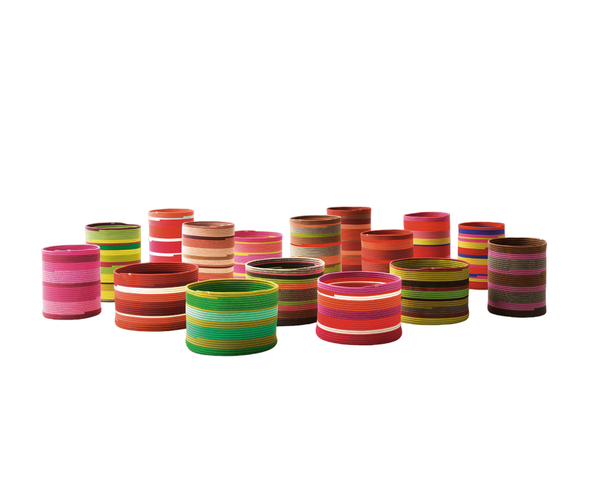 Modern Sika Baskets from Paola Lenti's Mottainai Collection Casa Design Group