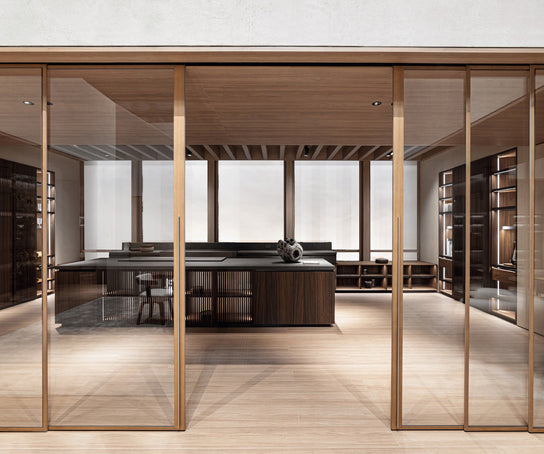 High End Sincro Boiserie and Door System by Molteni&C Casa Design Group
