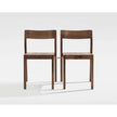 Sit Dining Chair by Zeitraum featuring solid wood construction, stackable functionality, and timeless contemporary design | Casa Design Group