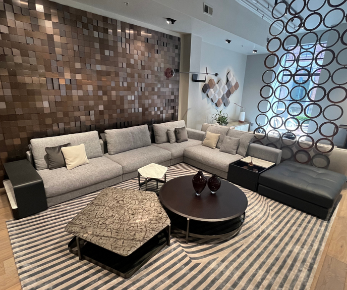 Floor Sample Skyline Sectional Sofa Giorgetti