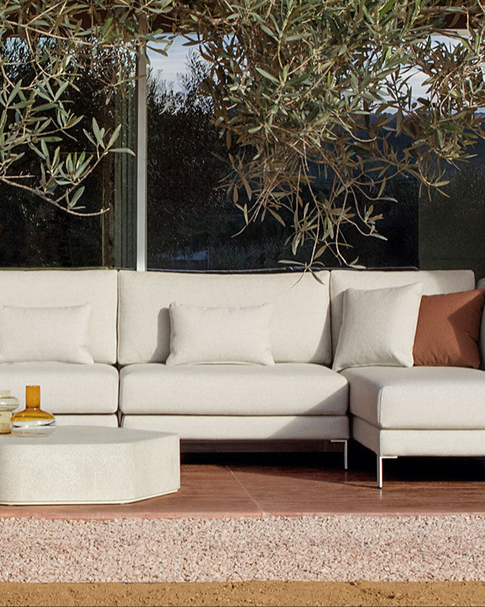 High End Slim Outdoor Central Module Sofa by Expormim Casa Design Group