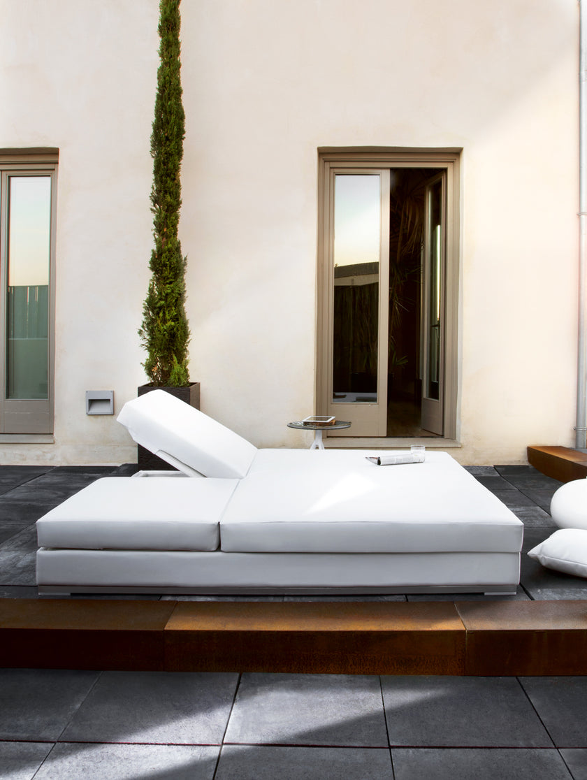 High End Slim Outdoor Double Lounger by Expormim Casa Design Group