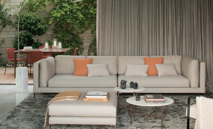 High End Slim Outdoor Right Side Module Sofa by Expormim Casa Design Group