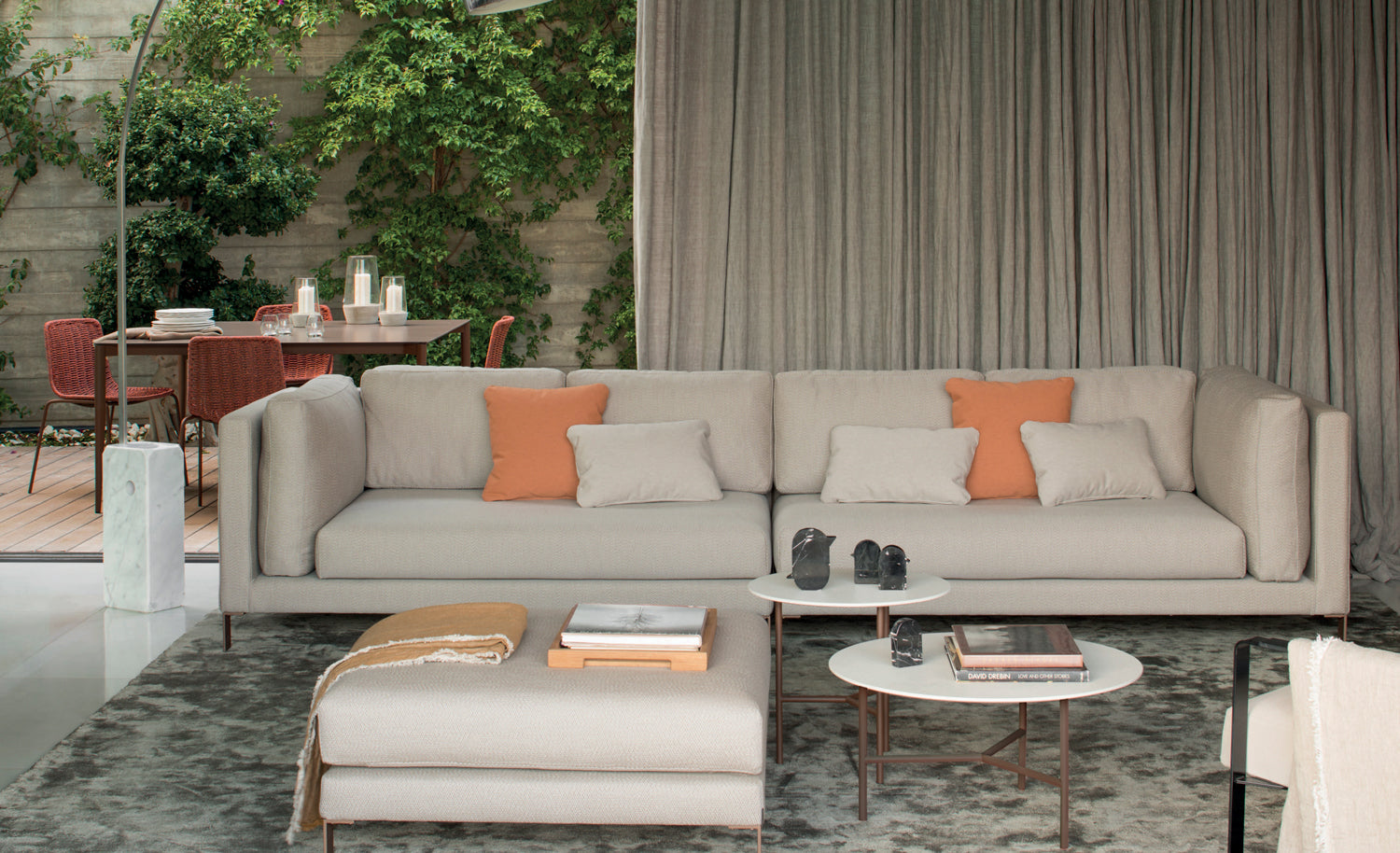 High End Slim Outdoor Right Side Module Sofa by Expormim Casa Design Group