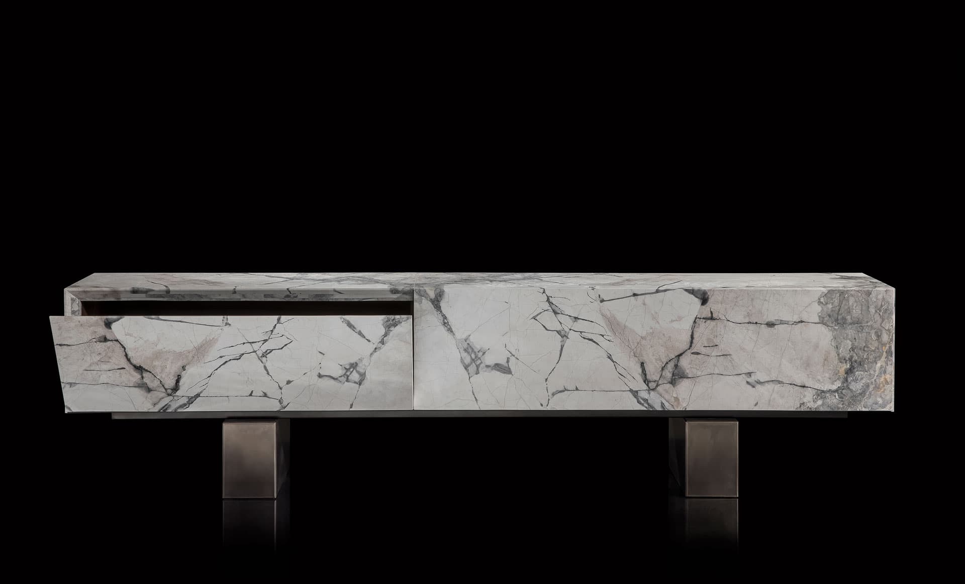 High End Slim Side Credenza by Henge Casa design Group