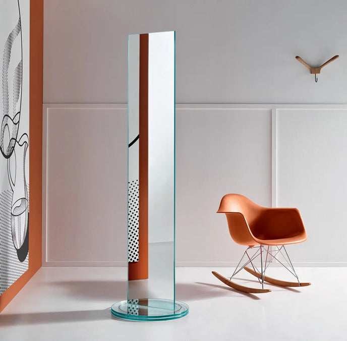 Soglia Double-Sided Mirror by Isao Hosoe for Tonelli Design | Casa Design Group