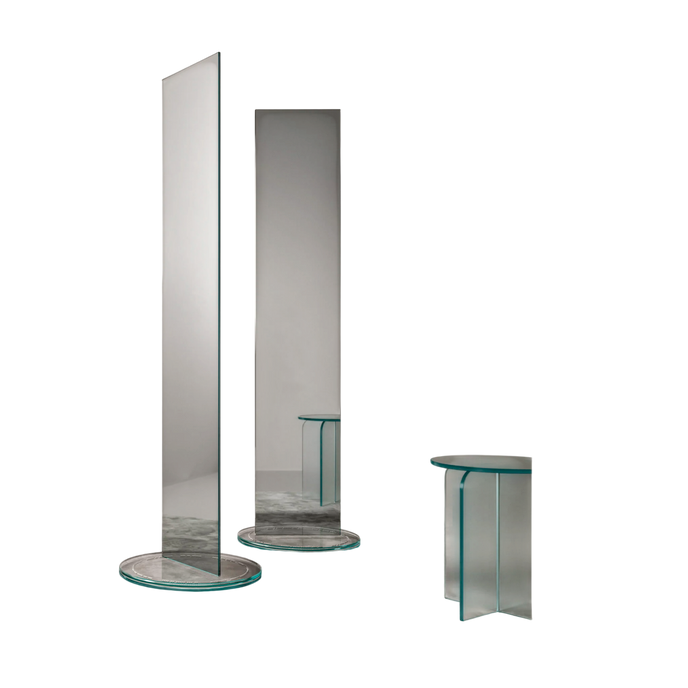 Soglia Double-Sided Mirror by Isao Hosoe for Tonelli Design | Casa Design Group