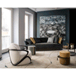 Solemyidae Sofa by Giorgetti with shell-inspired sculptural design and luxurious upholstery | Casa Design Group