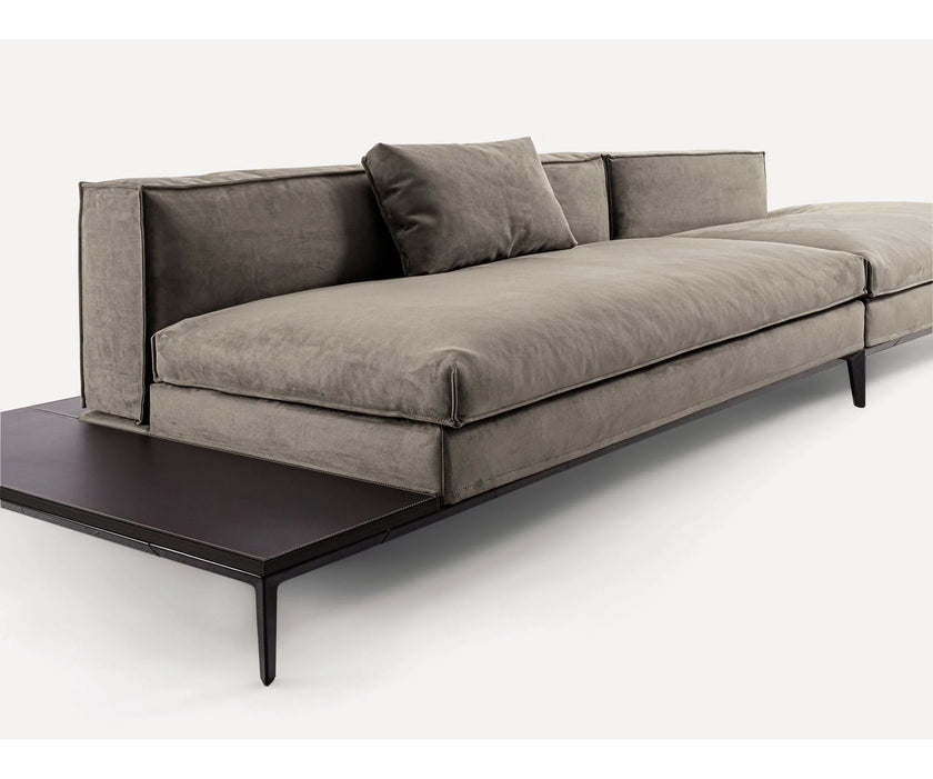 Taylor Sofa by Frigerio featuring architectural lines, tailored detailing, and contemporary comfort | Casa Design Group