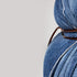 Soriana Lounge Chair Denim Crafted by Roy Roger's® by Cassina designed by Afra & Tobia Scarpa.