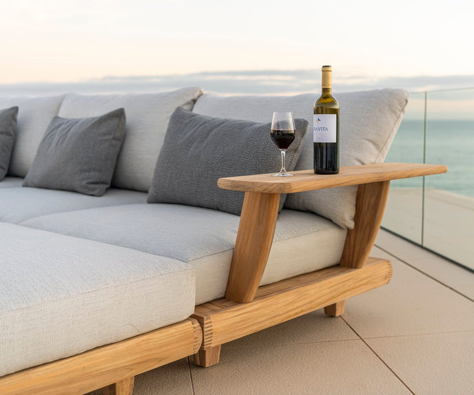 Sorrento Ottoman | Jensen Outdoor