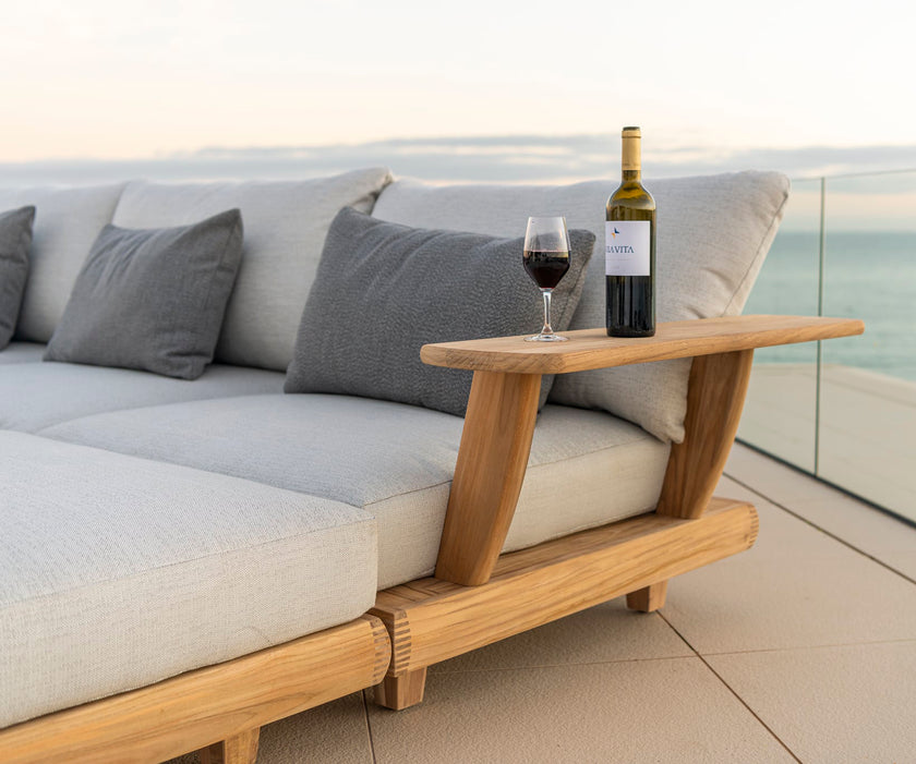 Sorrento Ottoman | Jensen Outdoor