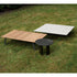 Soul Outdoor Coffee Table by Potocco in Waterproof Ash Wood, Laminated Porcelain and Natural Stone Finishes | Casa Design Group