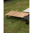 Soul Outdoor Coffee Table by Potocco in Waterproof Ash Wood, Laminated Porcelain and Natural Stone Finishes | Casa Design Group