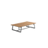Soul Outdoor Coffee Table by Potocco in Waterproof Ash Wood, Laminated Porcelain and Natural Stone Finishes | Casa Design Group