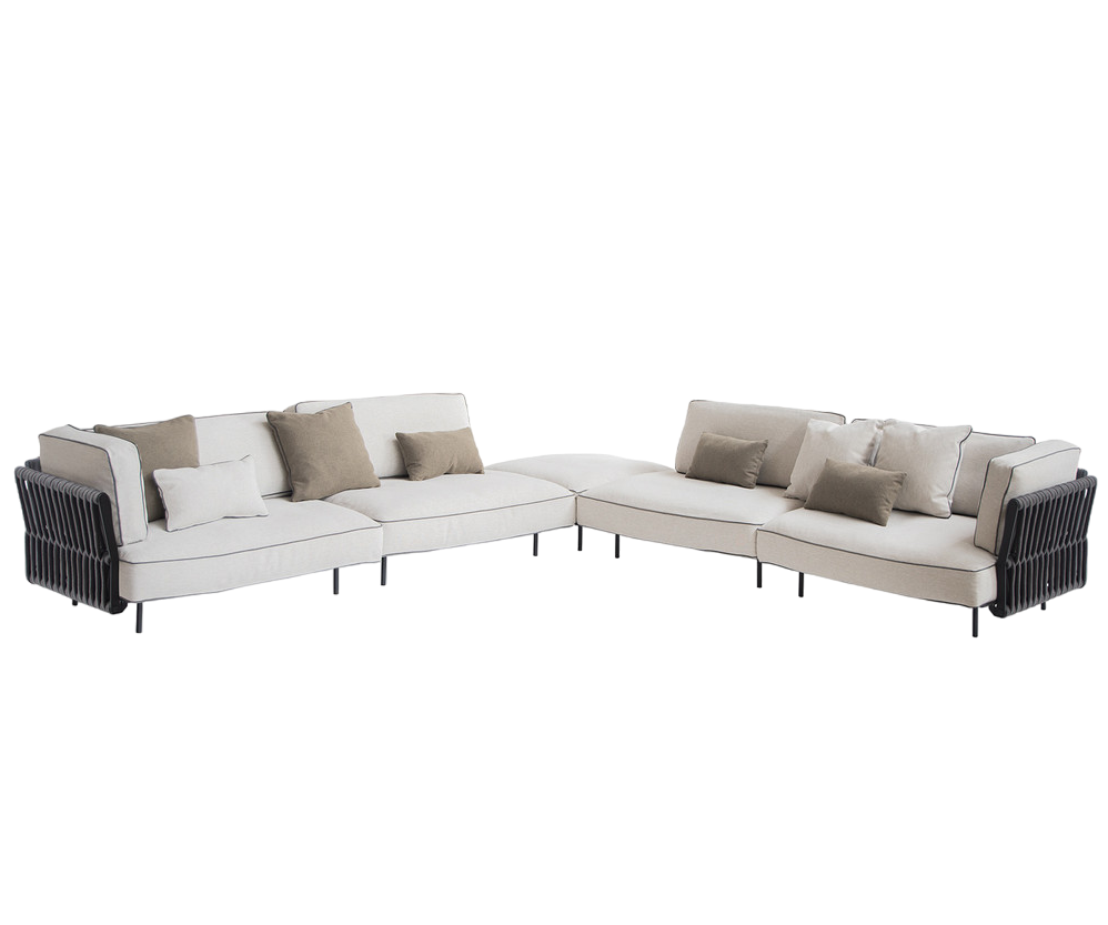 Elegant Soul Outdoor Sectional Sofa by Potocco | Casa Design Group