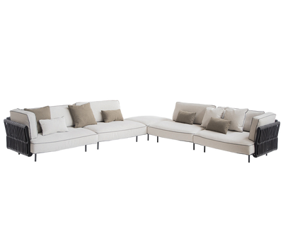 Elegant Soul Outdoor Sectional Sofa by Potocco | Casa Design Group