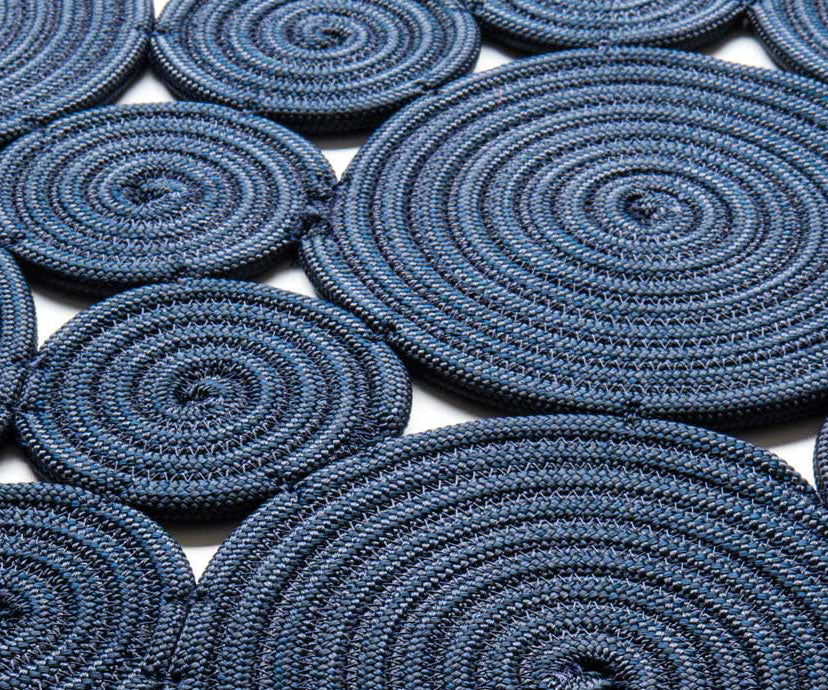 Unique Handcrafted Spin Off Outdoor Rug by Paola Lenti | Casa Design Group